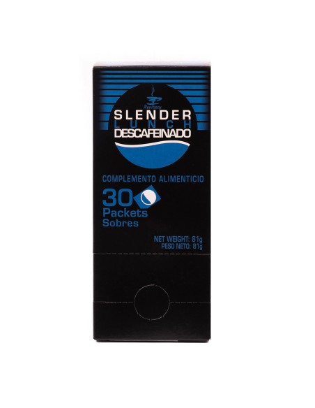 Slender Lunch Decaf Solúvel - Apoio à perda de peso a meio da manhã