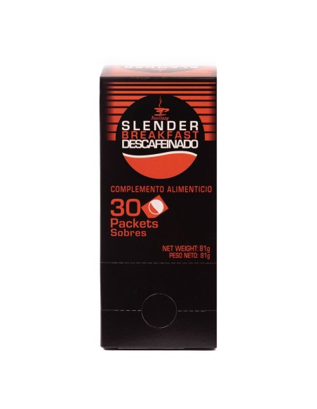 Slender Breakfast Decaf Solúvel - Ajuda à perda de peso ao pequeno-almoço